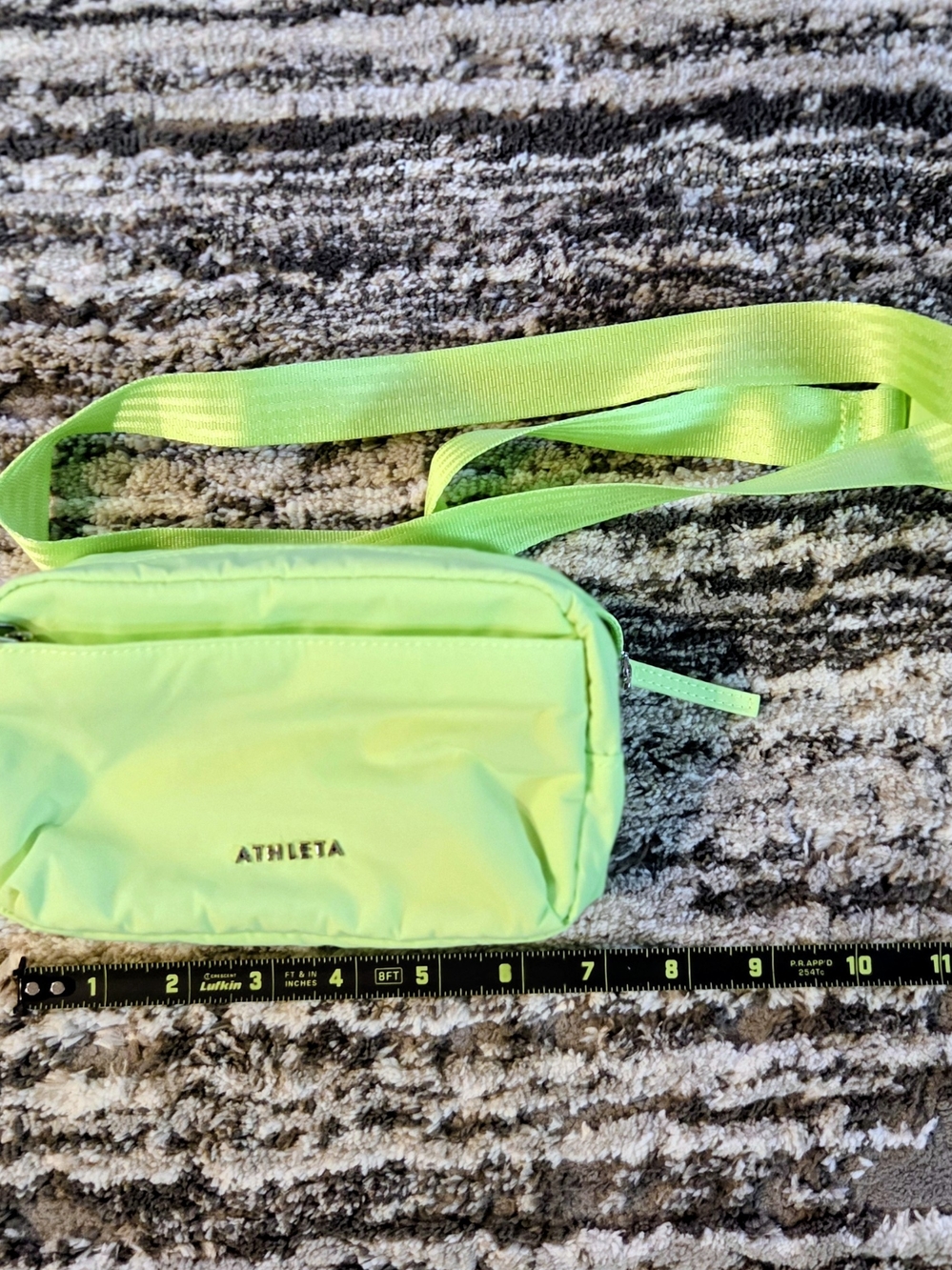 Athleta Lime Green Crossbody Bag